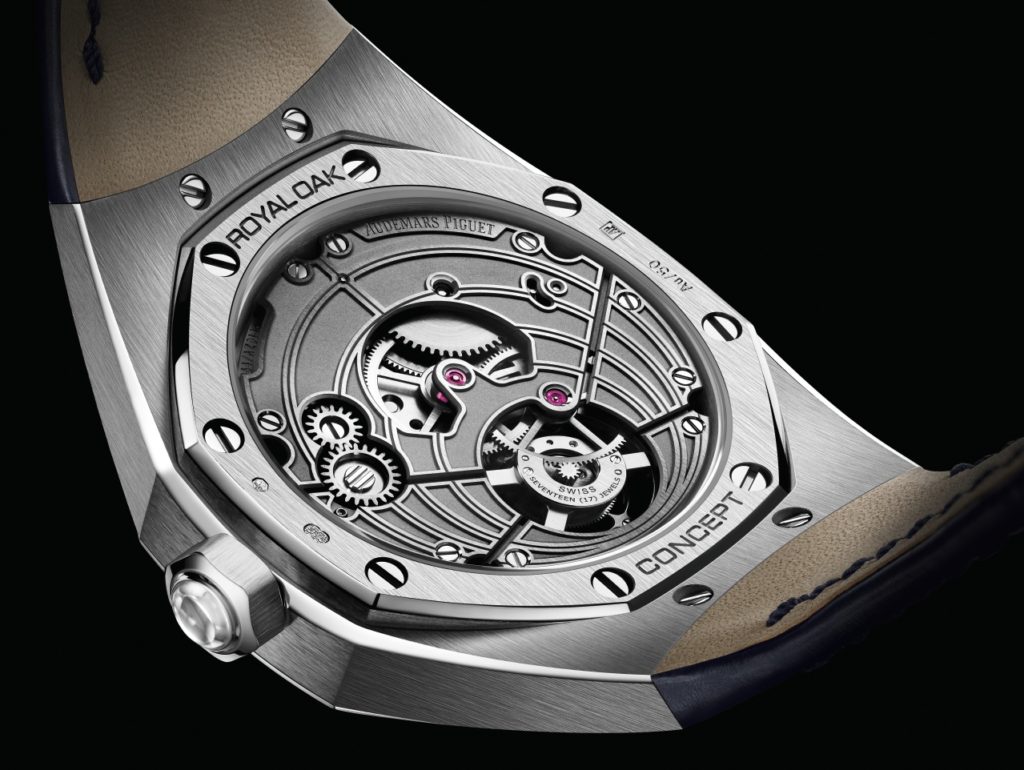 Replique Audemars Piguet Royal Oak Concept Frosted Gold Flying Tourbillon