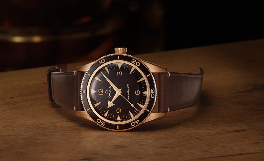 Replique Omega Seamaster 300 MC Bronze Gold