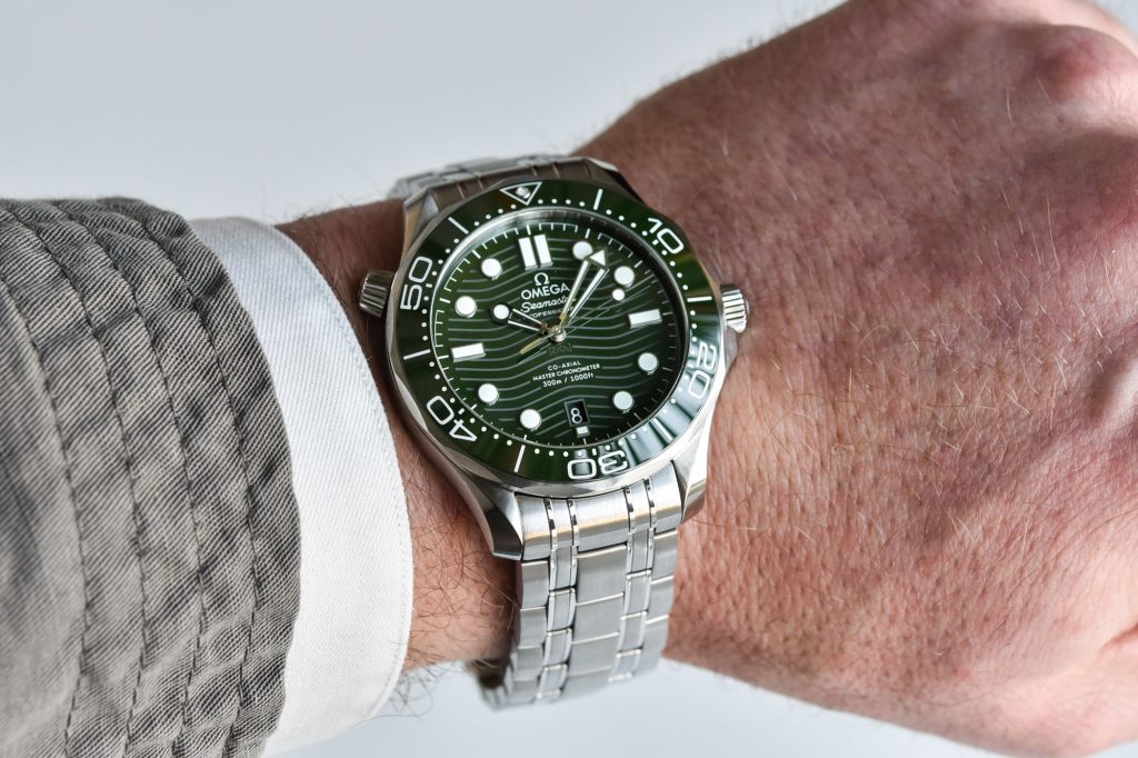 Replique Omega Seamaster Diver 300M Vert Cadran Vert Lunette