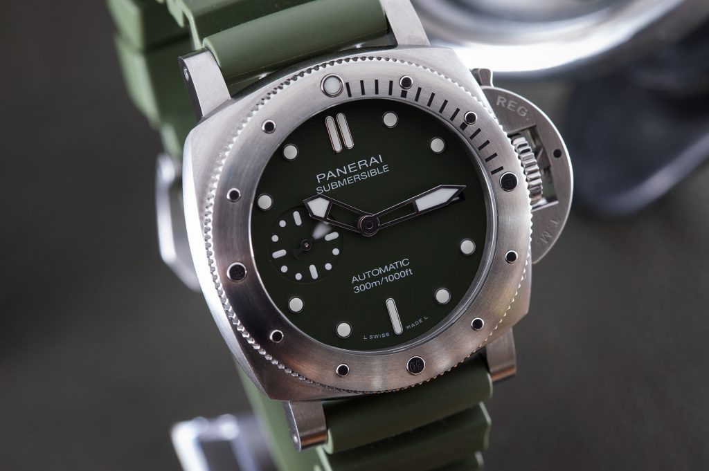 Panerai Submersible Verde Militare 42mm Replique