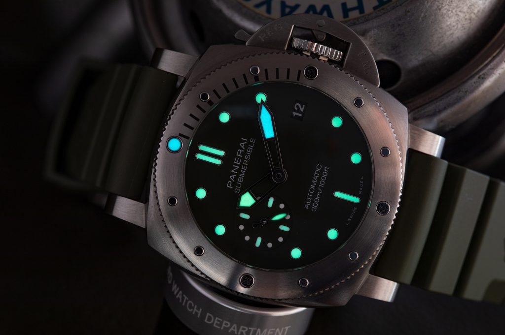 Panerai Submersible Verde Militare 42mm Replique