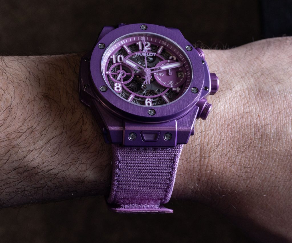 Replique Hublot Big Bang UNICO Summer Purple 42mm Aluminium